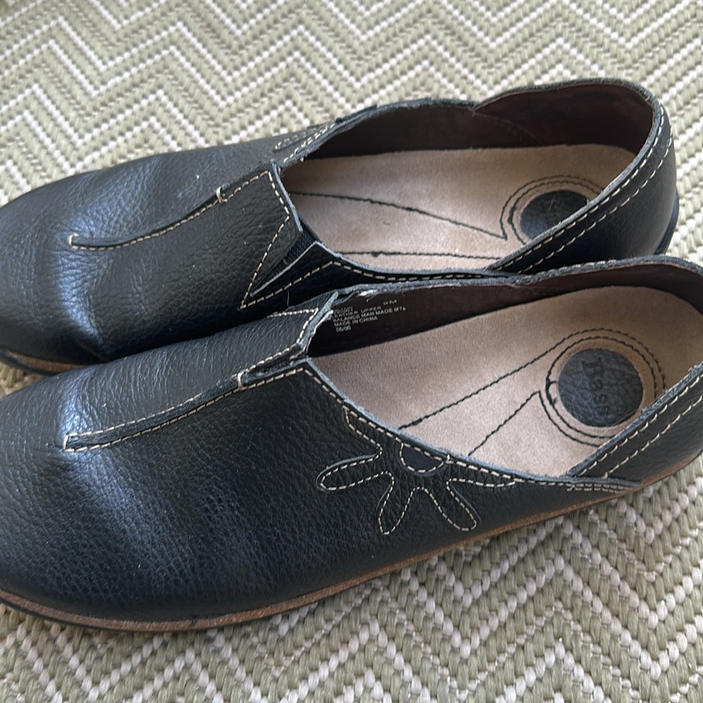 Bass 9 Go-to-Comfort EUC LIKE NEW Colton Leather Loafers  Black / Dark Brown..? - Picture 4 of 9